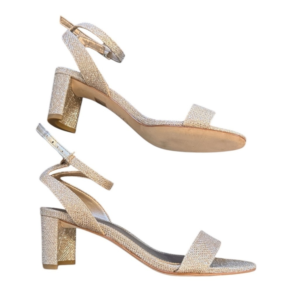 Pelle Moda Moira Sandal Color: Platinum Gold NIB - Picture 6 of 10